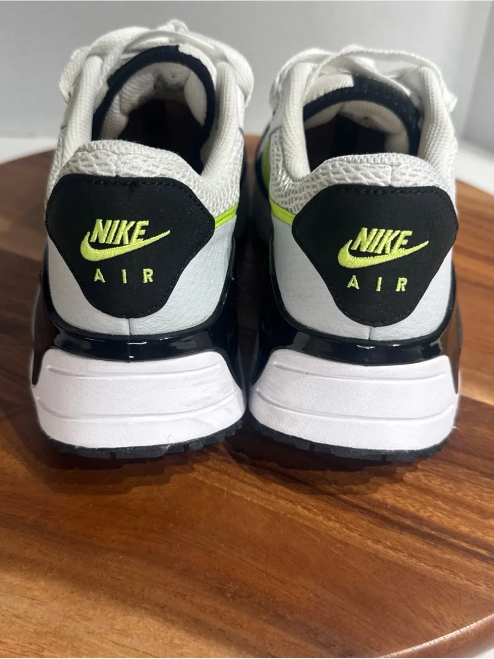 Nike Air Max SYSTM Sneakers (DM9537 100) Men’s Size 10.5 White/Black-Volt